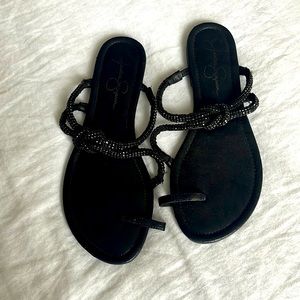 Jessica Simpson Black Sandals
